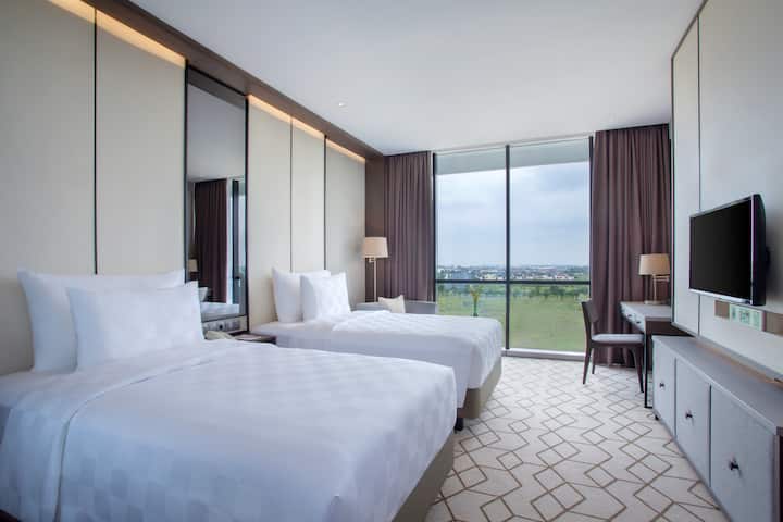 Guest room at the Wyndham Opi Hotel Palembang in Palembang, Other than US/Canada